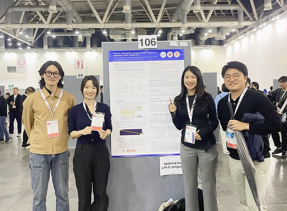Presenting the PhoniTale poster at EMNLP 2025